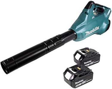 Makita Dub 362 2x18 Volt Akku Laubbläser Akku-Gebläse + 2X 6 Ah Akku - ohne Ladegerät