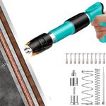 Mini Steel Nail Gun with 10 PCS Nails, Manual Power Rivet Gun Home DIY Wall Fastener Ceiling/Wall Anchor/Wire Slotting Device/Cement Wall/Metal & Woodworking/Furniture/concrete/Power hand Tools