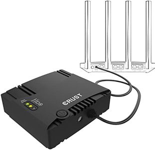 CRUST Smart Mini UPS for WiFi Router and Modem. Upto 4 Hours Power Backup. Replaceable EV Grade Li-Ion Battery. Supports 9V & 12V Routers, CCTV, Set Top Box, Access Control