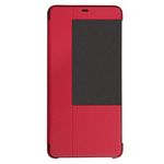 SkyTree Full Body Window PU Leather Flip Cover for Huawei Mate 20 Pro - Red