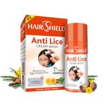 Hairshield Anti Lice Cream Wash (New Pack of 30ml) | Each Pack with New Big Lice Specialist Comb | Made with Guldaudi, Reetha & Shikakai | Trusted by Mothers | Safe for Babies, Children, Men & Women