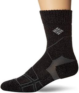 Columbia Chaussettes de randonnée pour Homme, Charbon