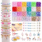 Satmarhz Unicorn Bracelet Making Kit for Girls, Jewellery Making Kit for Kids DIY Bead Set Making, Toys for Girls Age 6-12 Years Old Multicolor