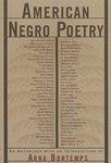 American Negro Poetry: An Anthology (American Century)