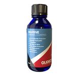 Glidecoat Marine Ceramic Coating - 50ml - UV Protection, Enhanced Gloss, Super Hydrophobic Surface Repels Dirt, Salt, Water and more - DIY Friendly Ceramic Coating for Boats - Boat Wax Alternative
