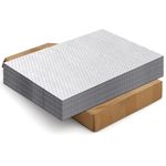 DKIEI 40 Pcs Car Sound Deadening Mat Self Adhesive, 60 Mil(1.5 mm) Thickness Total 40 Sqft(3.75 Sqm) Area, Waterproof Sound Proofing Vibration Damping Mat Automotive Noise, Butyl Van Heat Insulation