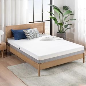 Zinus Cooling Gel King Single Memory Foam Mattress, Flippable, Medium & Firm Comfort, Two-Sided Mattress
