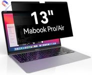 Magnetic Privacy Screen for MacBook Pro 13 Inch (2016-2022 M1, M2) and MacBook Air 13 inch (2018-2020 M1), Easy On/Off Removable Laptop Privacy Screen Filter, Anti Glare Blue Light Screen Protector