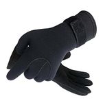 Scuba Diving Gloves Dive Gloves Neoprene Wetsuit Gloves Surfing Glove for Water Sports, 5mm M