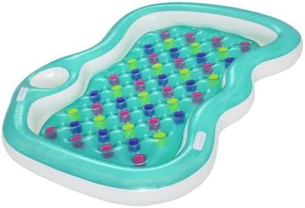 Bestway Inflatable Island Lounger, Swimming Pool Floats, Floating Bed for Adults and Kids