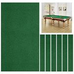 Homaisson Billiard Cloth, 8.5ft Pool Table Felt Cloth for 8ft Pool Tables, Nylon & Felt Blended Billiard Protector with 6 Cloth Strips, Super Cloth Stretching Capacity, Used for Home, Clubs, Bars