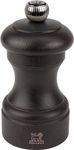 Peugeot - Bistro Manual Pepper Mill - Classic Café Style Adjustable Grinder - Beechwood, Chocolate, 10 cm