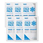 Instant Cold Pack, XL Ice Packs (9" x 6") - Ready First Aid, Provides fast Relief for Bruises, Swelling, Muscle Spasm, Pain, Headaches, Minor Ice Packs for Injuries (9" x 6", Case of 6)