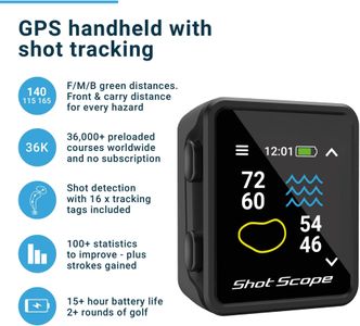 Shot Scope H4 GPS Golf Rangefinder Handheld – Portable Distance Tracker