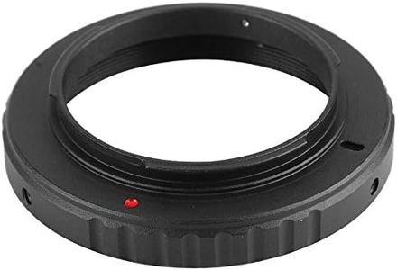 T Mount Lens Adapter Ring M48 x 0.75 Lens Adapter Ring Telescope Eyepiece Lens for Nikon AI Canon EOS Camera (for Nikon AI)