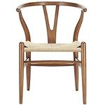 Replica Hans Wegner Wishbone Dining Chair Walnut, Set of 1