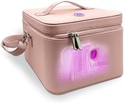 Insulated Baby Bottle Bag and Breastmilk Cooler Bag Storage Container for 6 Tall Bottles or Breastmilk Storage Bags - Keeps Breast Milk Storing Bags or Formula Cold - 10 LED Lights