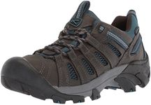 KEEN Mens Voyageur Low Height Hiking Shoes, Alcatraz/ Legion Blue, 9 US