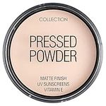 Collection Cosmetics Pressed Powder, Velvety Matte Finish, 17g, Ivory