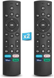 Universal-TV-Remote-Control for All Insignia-Toshiba-AMZ Fire-Smart-TVs, Replacement for Roku/Samsung/VIZIO/LG/TCL Smart TVs【Pack of 2】