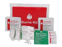 Safety First Aid Group HypaSoothe Burns First Aid Kit in Vinyl Wallet, Small - Fully Stocked