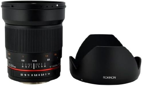 Rokinon 24mm F1.4 ED AS IF UMC Wide Angle Lens for Olympus and Panasonic Micro 4/3 (MFT) Mount Digital Cameras (RK24M-MFT)