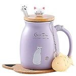 BigNoseDeer Cat Mug Cute Ceramic Co