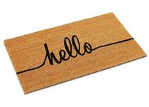 Kempf Hello Greeting Coco Front Door mat 18" x 30"-inch