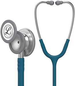 3M Littmann Classic III Monitoring Stethoscope, 5623, More Than 2X as Loud* and Weighs Less**, Stainless Steel Chestpiece, 27" Caribbean Blue Tube