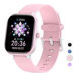 HENGTO Fitness Activity Tracker IP68 Waterproof Smartwatch with Sleep Monitor, Fitness Watch, Children's Watch, Birthday Gifts for Boys and Girls 6-16 Years Old