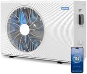 WARMBLU H35 Swimming Pool Heat Pump 120,000BTU 33,000 Gal High Efficiency COP16 Energy Save 45% Above Smart Inverter Control 220V