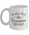 Worlds Best Grandma, Grandma Gift, Mug, World's Best Grandma, Grandma Mug, Gift For Grandma, Grandmother Gift, Grandma, Grandma Coffee Mug