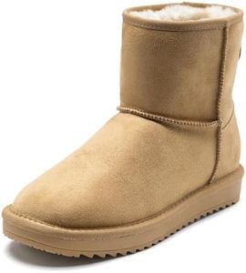 Toddler Snow Boots Kids Snow Boots Girls Boys Winter Boots Warm Water Resistance Suede Boots Classic Solid Casual