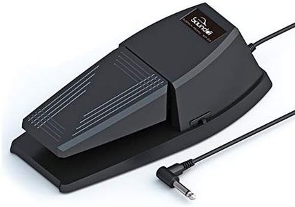 Sounddi Sustain Pedal for Keyboard with Polarity Switch, for Yamaha, Roland, Casio, Korg, Midi Keyboard and Digital Piano-Acoustic Piano'S Sustain Pedal