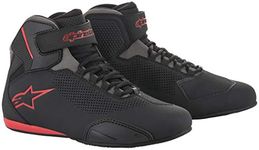 Alpinestars Men's 251561813110 Shoe (Black/Grey/Red, Size 10)