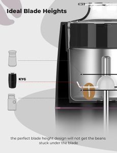 KYG Electric Coffee Grinder 300W – Stainless Steel Blade Mill