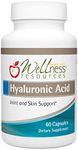 Hyaluronic Acid from Rooster Comb, 100% Natural Low Molecular Weight (60 Capsules)