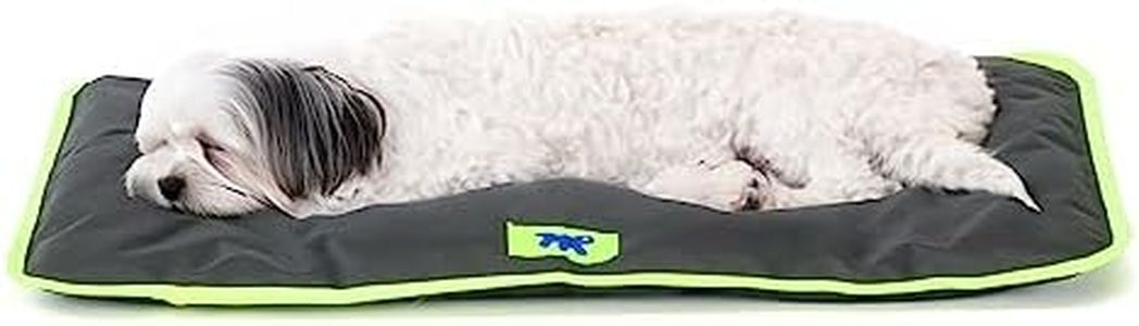 Ferplast Panier pour Chien Chat - Lit Chien Petit Lavable - Matelas Chien - Coussin Chien Chat - Imperméable & Anti-Rayures - Tapis Chien pour Voitures, Niches - Jolly, 57 x 38 CM, Noir