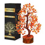 Carnelian Crystal - Crystal Tree - Feng Shui Crystals and Stones - Tree of Life - Spirtual Things - Crystal Tree for Positive Energy - Gemstone Tree - Crystal Gifts - Crystal Decor - Good Luck Charms