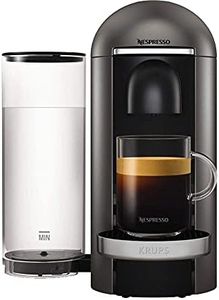 Nespresso Vertuo Plus Kaffeemaschine von Krups, Titanium