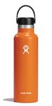 HYDRO FLASK - Water Bottle 621 ml (21 oz) - Vacuum Insulated Stainless Steel Water Bottle with Leak Proof Flex Cap and Powder Coat - BPA-Free - Standard Mouth - Mesa