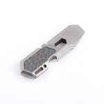 Titanium Pry Bar EDC Multi Tool with Bottle Opener Screwdriver Function Keychain Tools Outdoor Gear