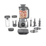 Ninja SS401 Foodi Power Blender Ultimate System with 72 oz Blending & Food Processing Pitcher, XL Smoothie Bowl Maker and Nutrient Extractor* & 7 Functions, Silver