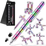 Toy Pen, Decompression Magnetic Metal Pen, Eliminate Pressure Fidget Gadgets, Multifunction Writing Magnet Ballpoint Pen, Modular Tools for Adult & Creative Toys for Kids