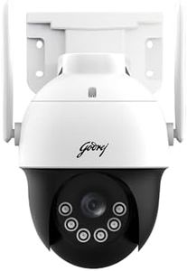 Godrej 3MP Smart 4G Mini PT CCTV Camera | EVE Pro 4G Mini PT | Night Vision | 360° View | AI Human Tracking | Motion Detection | Outdoor Camera | 2-Way Talk | 256GB SD Card Support | Alexa Support