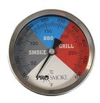 Pro Smoke Large 4' BBQ, Grill, Smoker & Pit Thermometer (Fits most BBQ's)