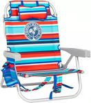 TECNOVOZ Tommy Bahamas 2000998 Folding Backpack Beach Chair with Handles