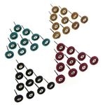 HSEAMALL 40PCS Buffing Wheel, Abrasive Buffs Polishing Wheel for Rotary Tools Accessories