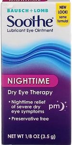 Bausch & Lomb Soothe Lubricant Eye Ointment Night Time 3.50 g (Pack of 3)