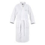 Lay-Z-Spa Luxury Spa Robe Dressing Gown for Women and Men Highly Absorbent, 100 Percent Cotton 380 GSM, Small/Medium